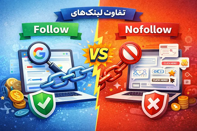تفاوت لینک های Follow و Nofollow